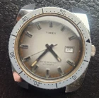 Timex 1970s Viscount DIVE style watch Auto self wind Rotating Bezel H2O Resist