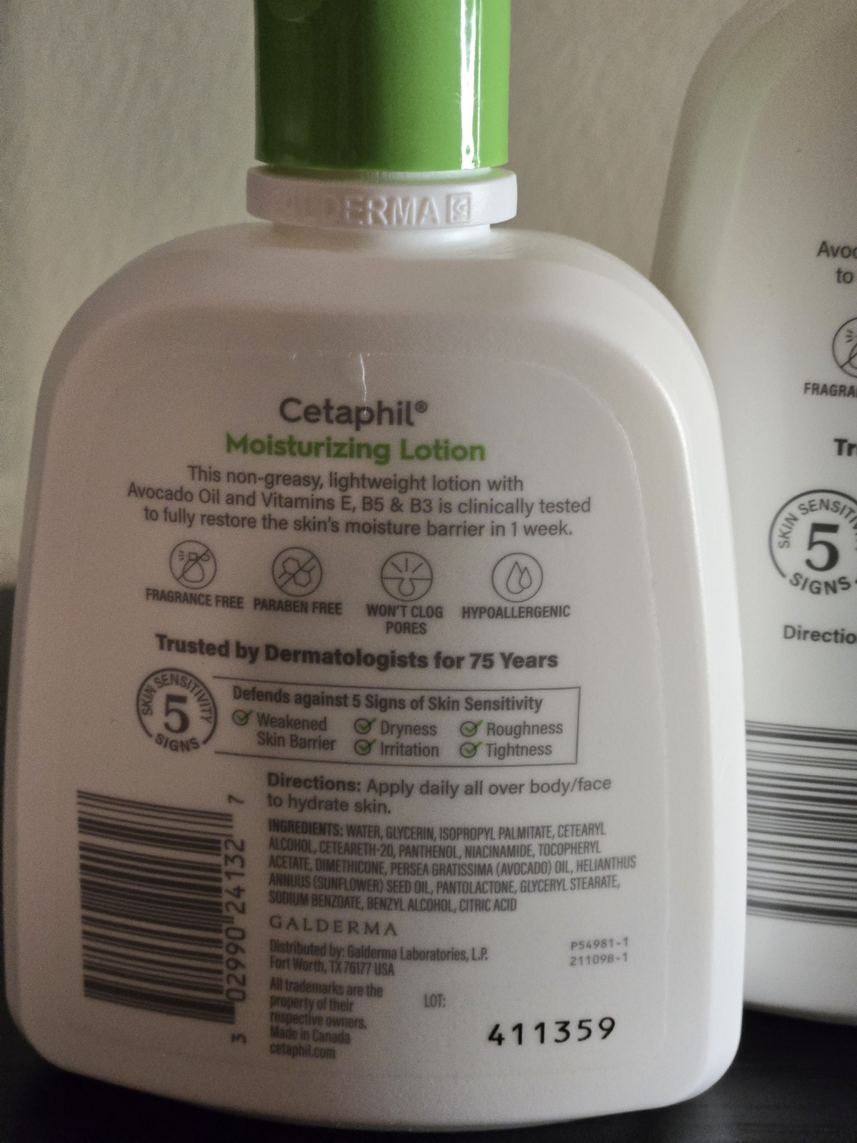Cetaphil Moisturizing Lotion Normal To Dry Skin 1 Each Of~~ 16 Fl Oz & 8 Fl Oz 