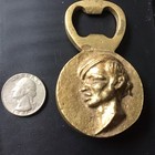 1960s Bottle Opener SOLID BRASS Spanish Bull Fighter Matador Manolete Heavy — photo 1