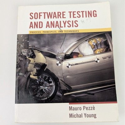 Software Testing and Analysis Process Principles Techniques Book Pezze Young