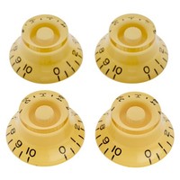 Musiclily Pro 4Pcs Cream Metric 18 Splines Guitar Knobs For Epiphone Les Paul Sg