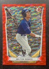 2014 Bowman Draft Red Ice Milton Ramos #84 80/150