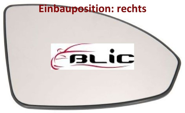 Blic 6102-56-009370P Spiegelglas FüR AußEnspiegel Rechts FüR Chevrolet-image