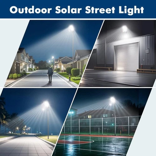 Commercial Solar Street Lights Outdoor Dusk to Dawn Solar High Bright Aluminum - Picture 12 of 14