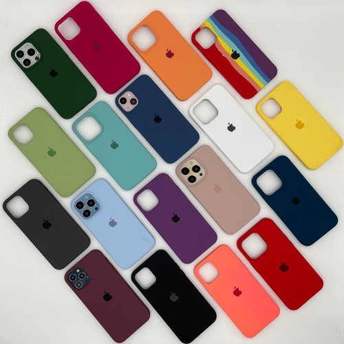 Coque téléphone silicone liquide originale pour iPhone 12 13 14 15 16 Pro Max daim - Photo 4 sur 18