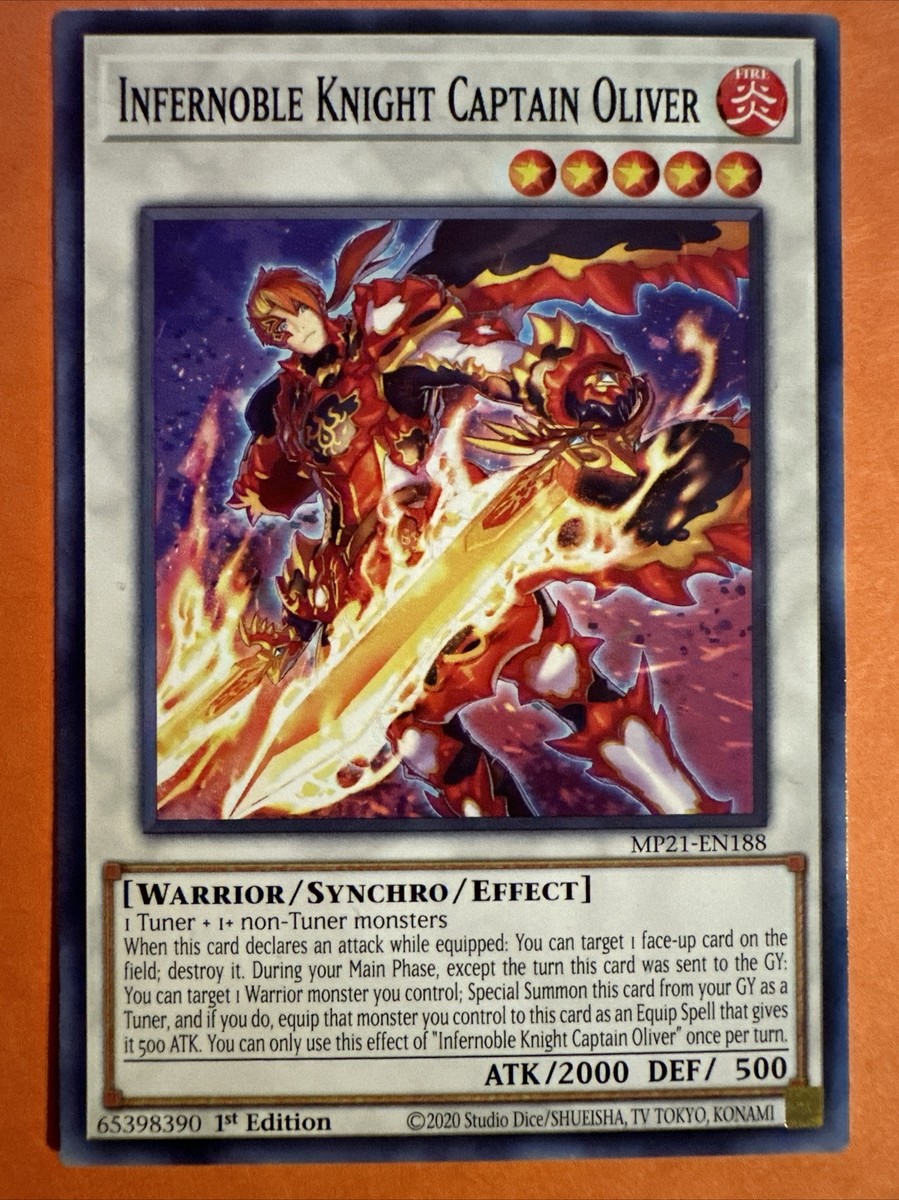 ガイオウバーン Yugioh! Infernoble Knight Captain Oliver - MP21-EN188 - Common