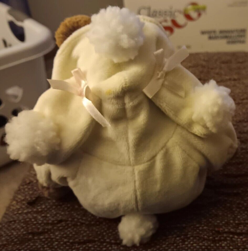 TY BEANIE BABY CURLY DER BÄR NICHT MEHR PRODUZIERT 1993 SELTEN *FEHLER* ETIKETT ORIGINAL KOSTÜM - Bild 2 von 5