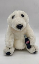 Vintage Coca-Cola White 8" Polar Bear Plush Toy