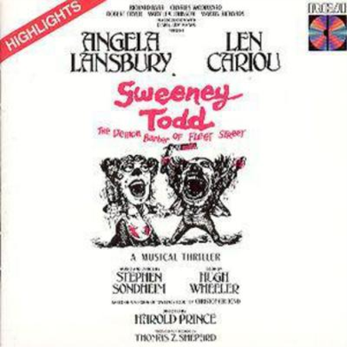 Stephen Sondheim Sweeney Todd ( Highlights ) (CD) Album