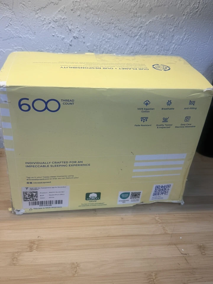 Funda nórdica - 600 hilos de satén 3 piezas reina egipcia/azul claro completo Foto 2 de 3