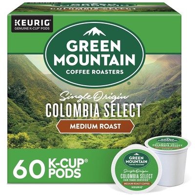 Green Mountain Coffee Roasters Colombia Select, Keurig Single Serve K-Cup Pods,