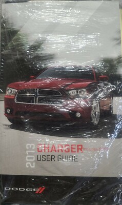 2013 DODGE CHARGER OWNERS MANUAL SRT8 SUPERBEE R/T LIMTED SPORT V8  6.4L AWD RWD