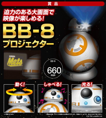 Star Wars Life-Size BB-8 Type Projector Jp Lottery Exclusive LE