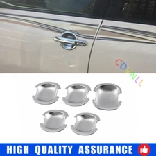 For Toyota RAV4 2006-2012 Chrome Silver Exterior Side Door Bowl Frame Cover Trim
