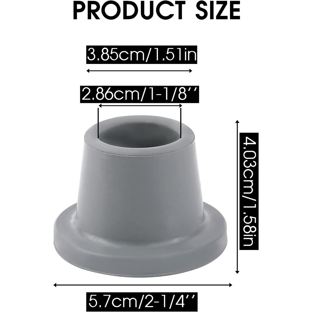 Shower Chair Tips 8 Pcs 1-1/8
