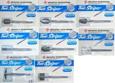 Premier TWO STRIPER Podiatry Diamond Bur Barrel Pear Bud Olive Taper Umbrella +