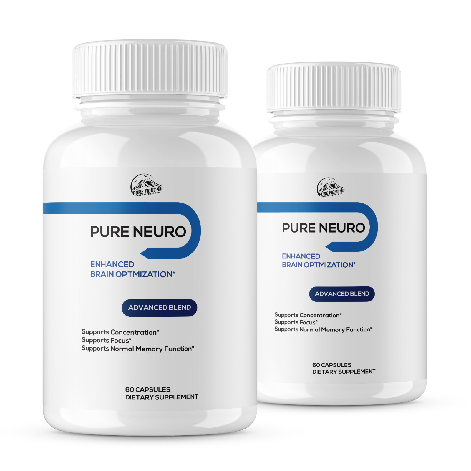 Pure Neuro Brain Optimization, Memory & Cognitive Function Support - 2 Pack