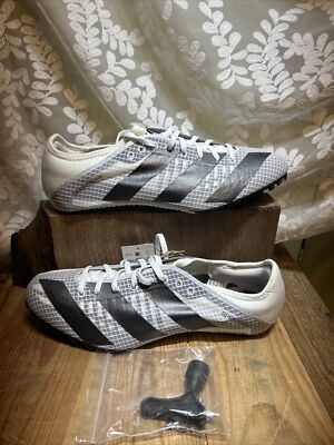 Adidas Sprintstar Track & Field Spike Cleats Black/White 