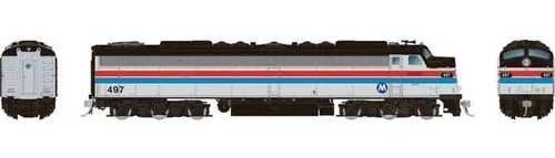 Rapido 28806 HO umgebaut EMD E8A mit Head-End Power HEP - Metro North #497 | Zustand: New