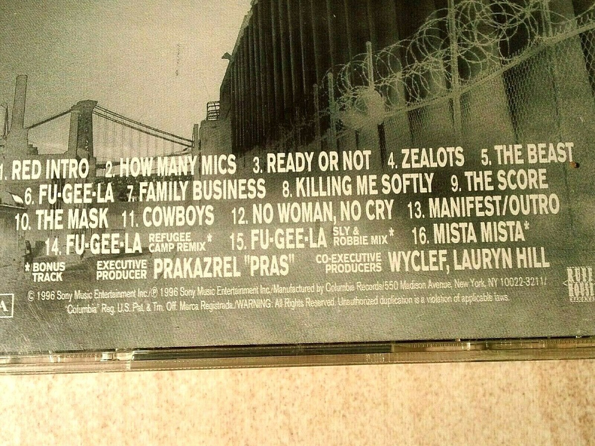 Fugees - The Score CD Ready or Not, Fu-Gee-La | eBay