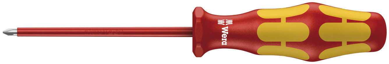Wera 006152 Kraftform 162i VDE Insulated Phillips Screwdriver PH1 x 80mm
