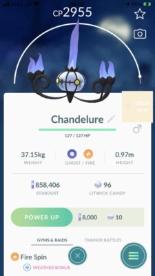 Pokemon Go High Cp Chandelure Safe And Fast Ebay Pokemon Go High Cp Chandelure Safe And Fast Ebay