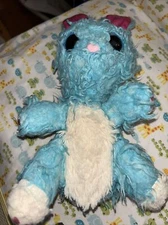 Moose Little Live Scruf A Luvs Pets Blue Bunny Rabbit Plush Soft Toy 9” Furry