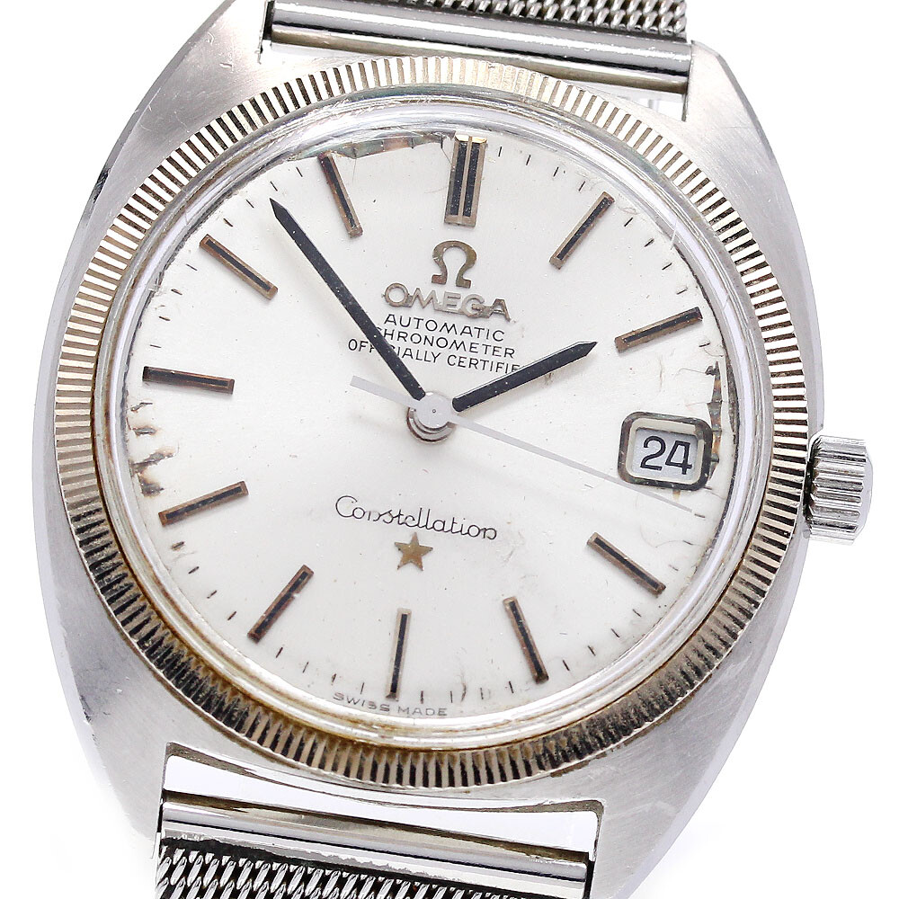 OMEGA Constellation 168.027 Cal.564 WG bezel Silver Dial Automatic 