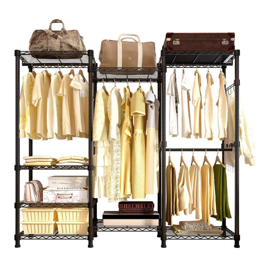 Clothes Rack for Hanging Clothes Heavy Duty Clothing Garment Rack Wardrobe-image