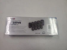 Matco Tools 1/4" DRIVE 9 PIECE DRIVE SAE 6 POINT MAGNETIC ADV IMPACT  SAMP96V (I