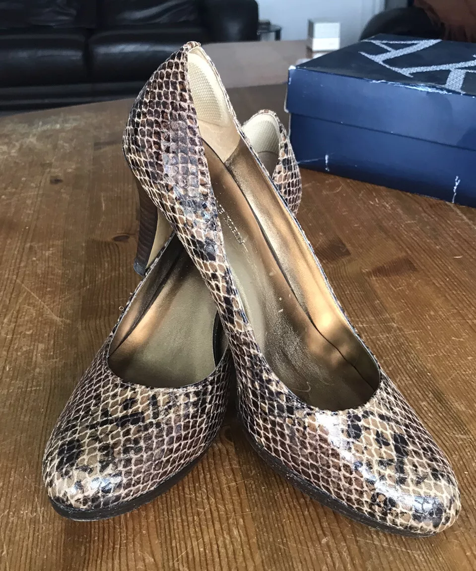 Anne klein sales snakeskin heels