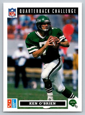 1991 Upper Deck Domino's Pizza Quarterback Challenge #19 Ken O'Brien NY  Jets