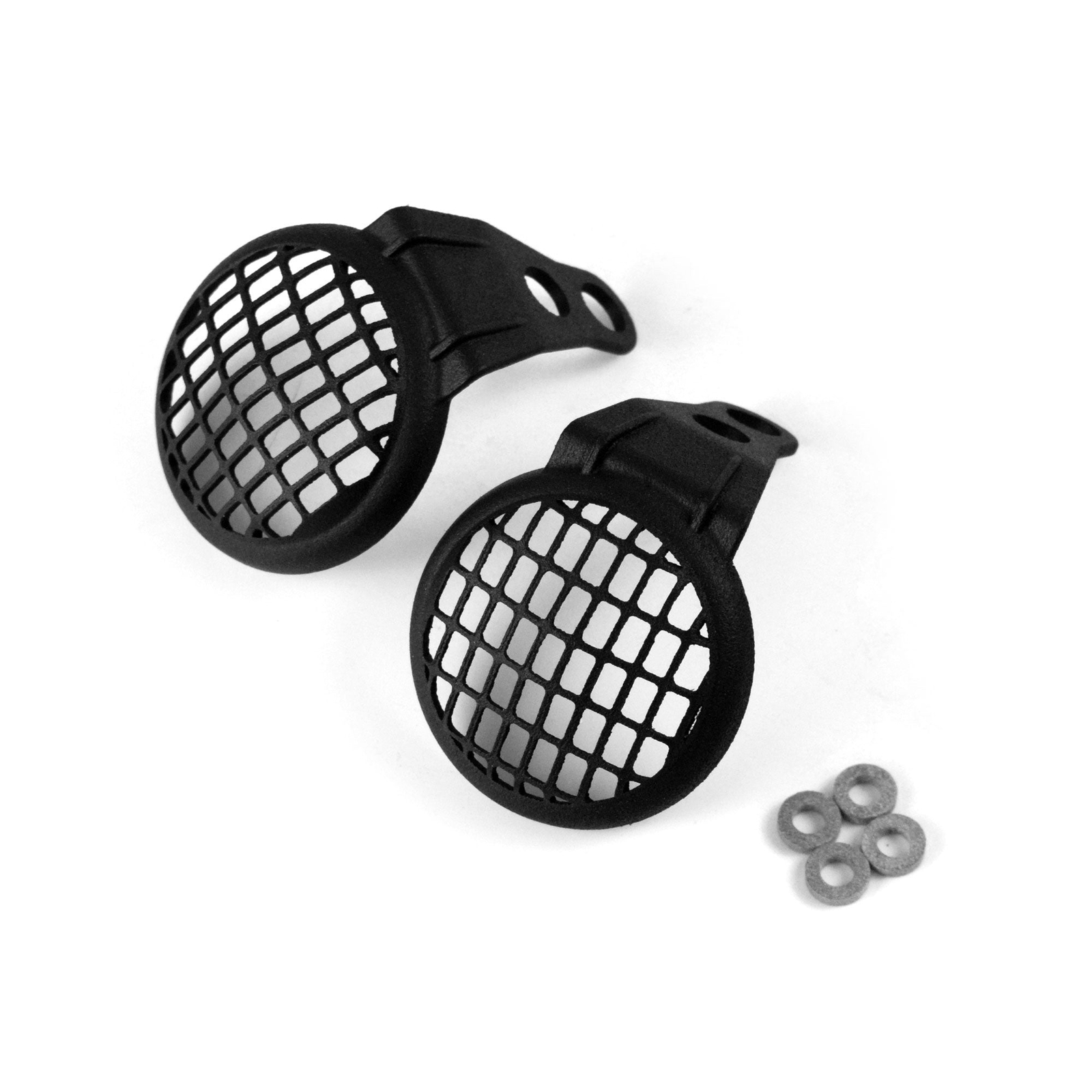 Pyramid Auxiliary Headlight Guards Black | Triumph Tiger 1200 Rally Explorer 22>