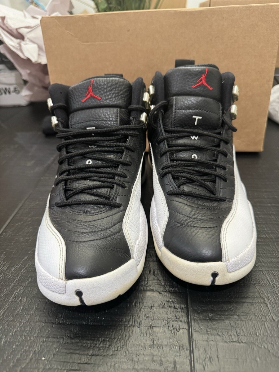 Mens Nike Air Jordan 12 Retro Playoff White Black/ CT8013 006
