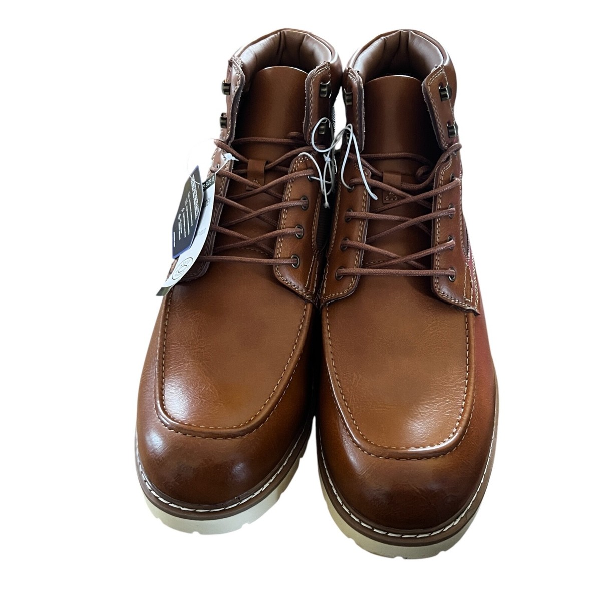 Steve Madden Mens Size 9 Boots Chukka P-Bleekr Casual Work Cognac