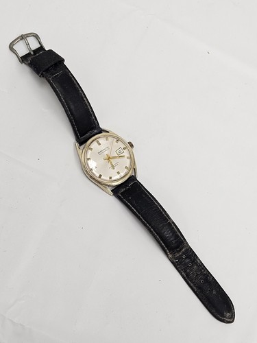 Vintage BARRINGTON (By Oris) Men's Manual Wind Up Date Watch Gold Tone RUNNING - Picture 7 of 9