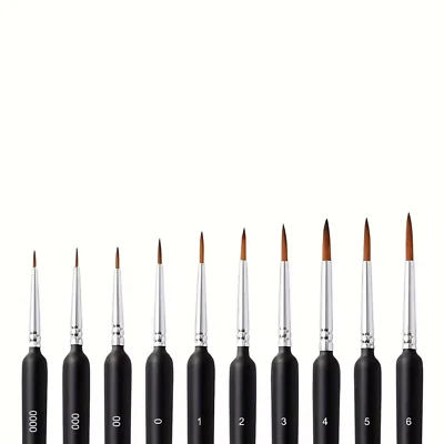 YUTIARS Extra Fine Detail Paint Brushes Model Making Warhammer Brush Set Acrylic