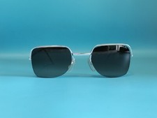 VINTAGE 50S AMOR WHITE GOLD FILLED PILOT SUNGLASSES MADE IN FRANCE B109