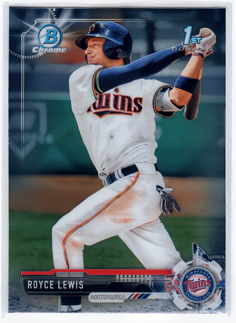 2017 Bowman Chrome Draft #BDC1 Royce Lewis 1st Bowman