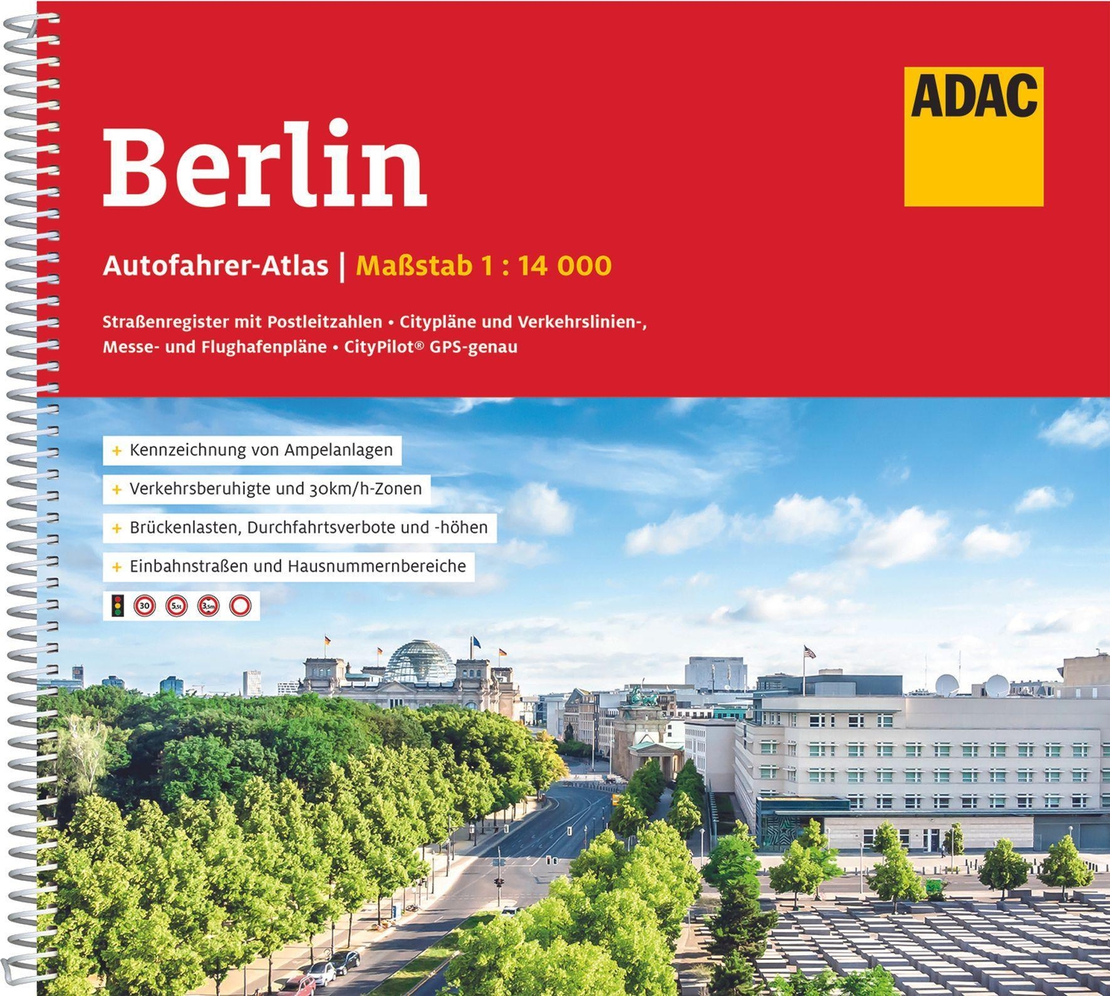 Adac Autofahreratlas Berlin 1:14.000