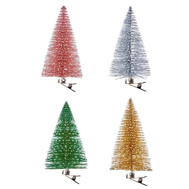 Christmas Tree Clips 10cm - (4 Asst. - 1 SENT)
