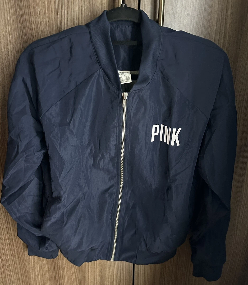 Victoria Secret Pink bomber jacket women size large eBay