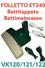 BATTITAPPETO ORIGINALE FOLLETTO ET340 VK 120 Vk121 Vk122 NUOVO SPAZZ. MATERASSI