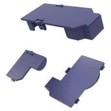 XYAB 3 Piece Port Covers Set for Nintendo GameCube - Indigo Purple