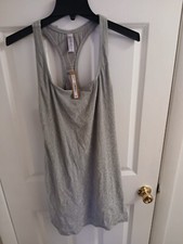 Skims Glitter Swim Metallic Dress Womens 2X Silver Racerback SW-DRS-0111 G58-30