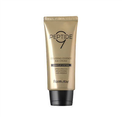 Farmstay Peptide 9 Covering Essence BB Cream SPF50+ PA++++ 50g (1.76oz)