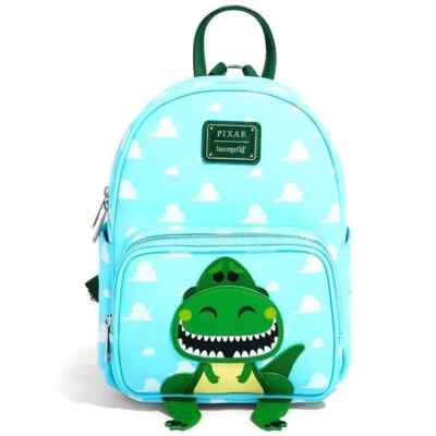Loungefly Disney Pixar Toy Story Rex Mini Backpack with roar sound Exclusive