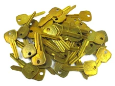 Curtis BL-6 Automobile Key Blank Lot of 46pcs NOS