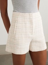 VERONICA BEARD Jazmin Ivory Multi Tweed Short, Size 4 US, Small. New With tags