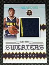2023-24 Panini NBA Hoops JALEN PICKETT RC #RSW-JPI WINTER ROOKIE SWEATERS RELIC 
